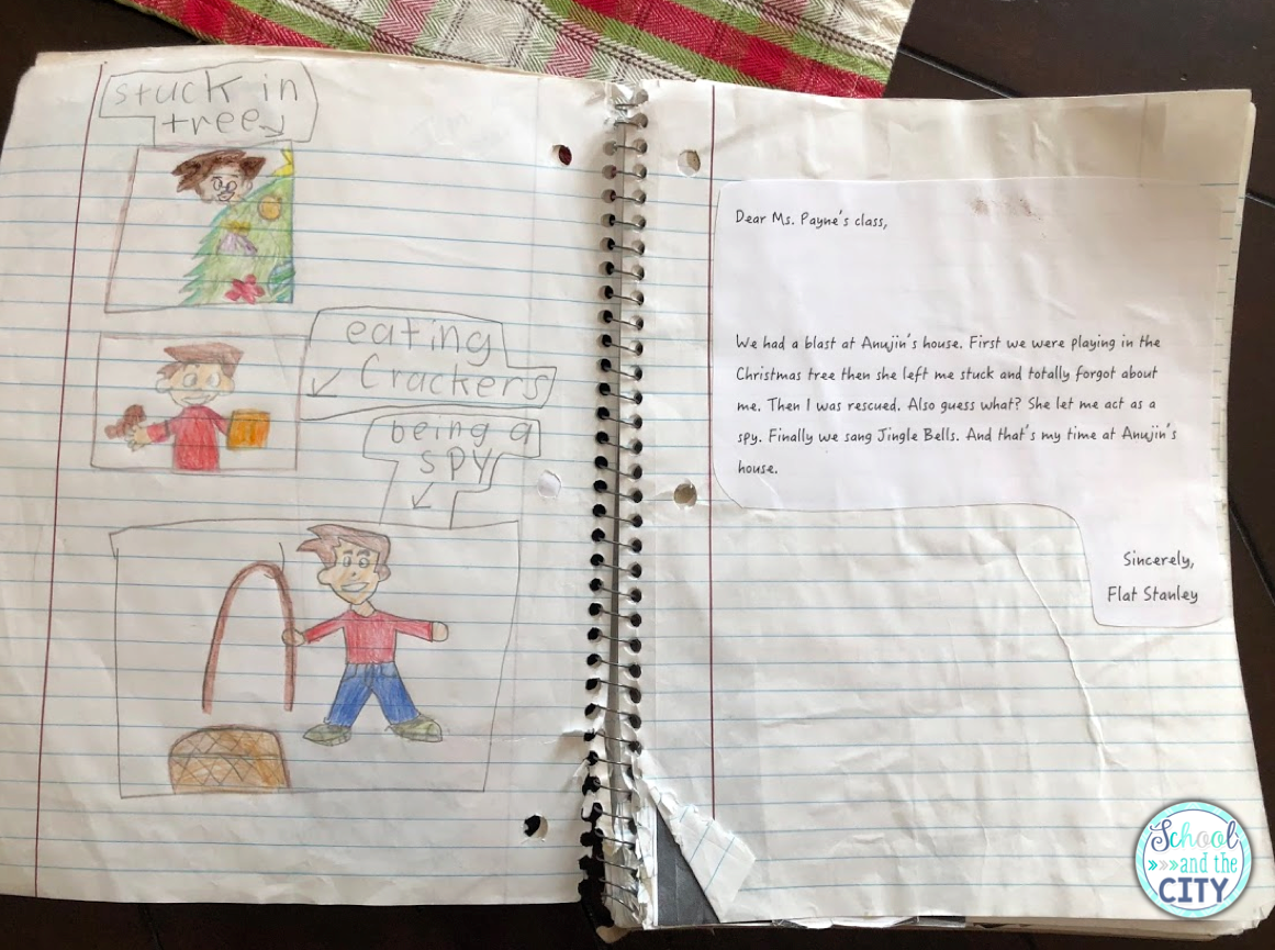 Flat Stanley's Christmas Adventure School and the City