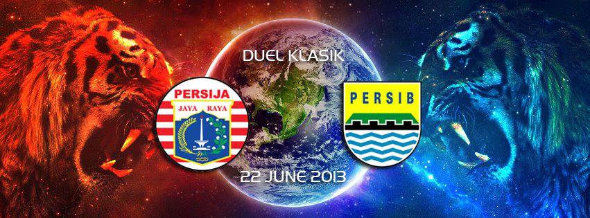 Persija ( Macan betawi ) vs Persib ( Maung Bandung ) 22/06/13 live Antv