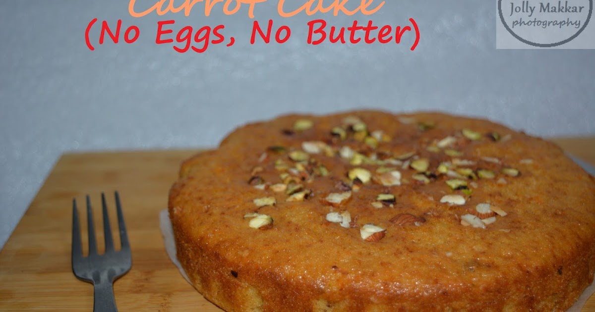 Eggless Carrot Cake Recipe, How to make Carrot Cake with (No Eggs, No