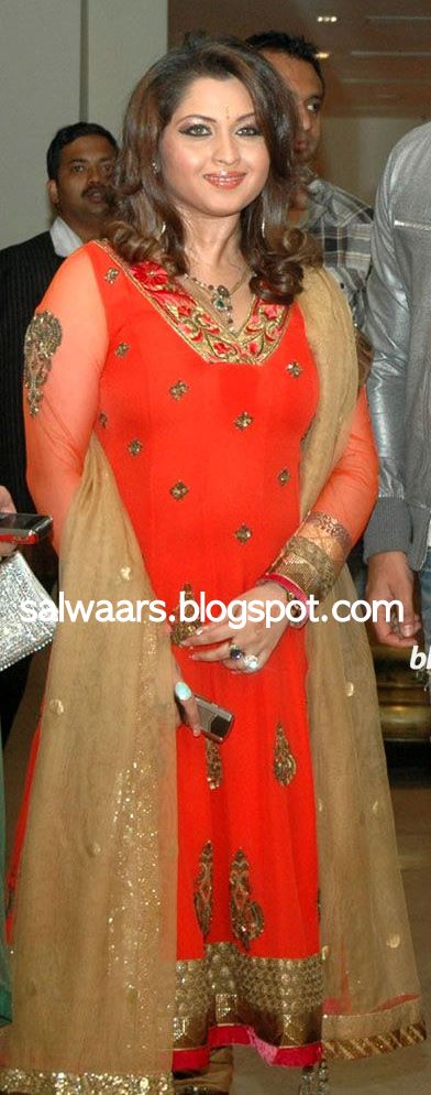 Red Designer salwar - Indian Dresses