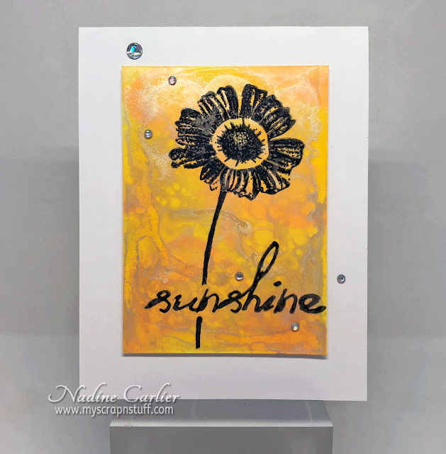 Quick & Easy Card Technique Nadine Carlier