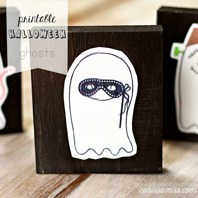printable halloween ghosts: Carissa Miss