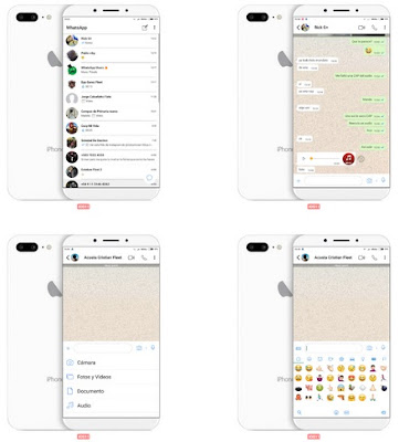 WhatsApp Mod Tema iPhone New Style v7.40 (CLONE)
