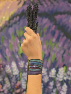 Andrea Kiernan's Lavender Wrap Bracelets Pelindaba Lavender Farm