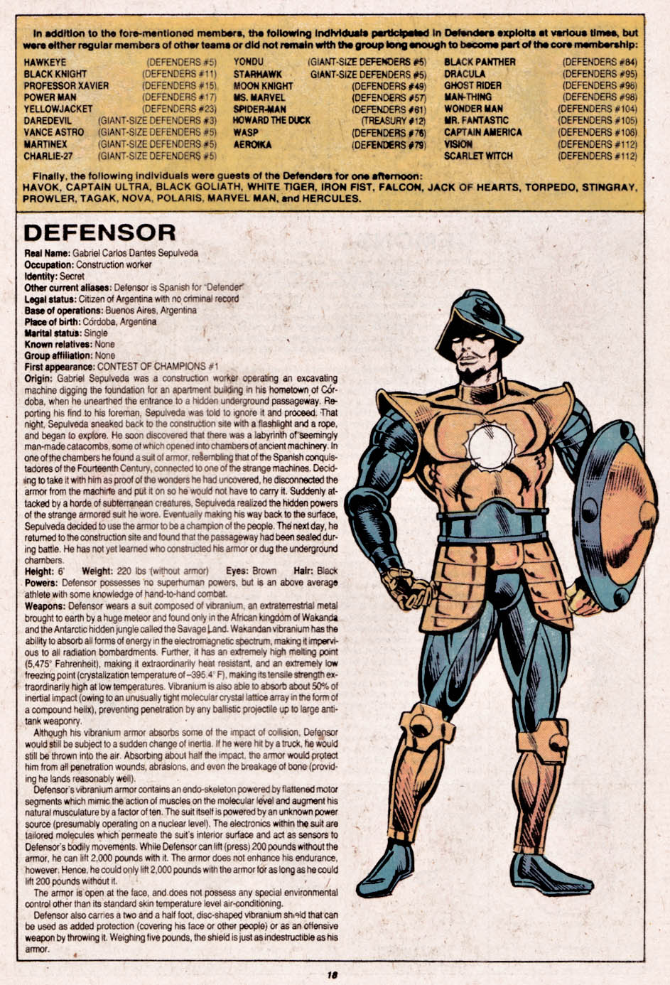 The Official Handbook of the Marvel Universe issue 3 - Page 19