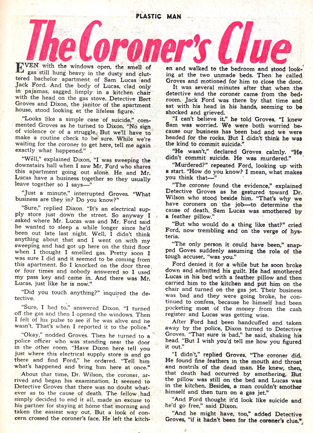 Read online Plastic Man (1943) comic -  Issue #35 - 25