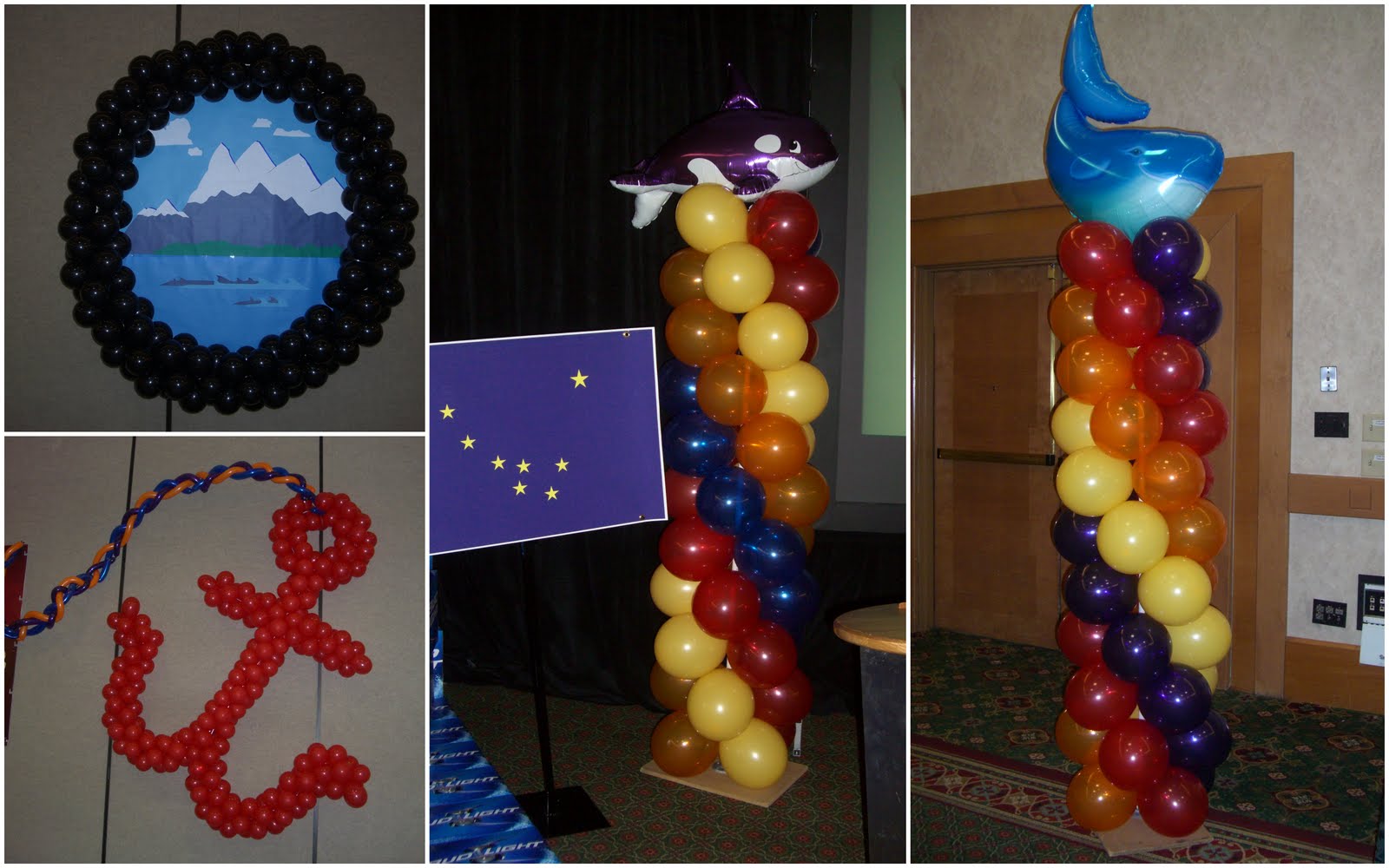 Cherri's Balloons Alaskan cruise balloons Phoenix Balloons