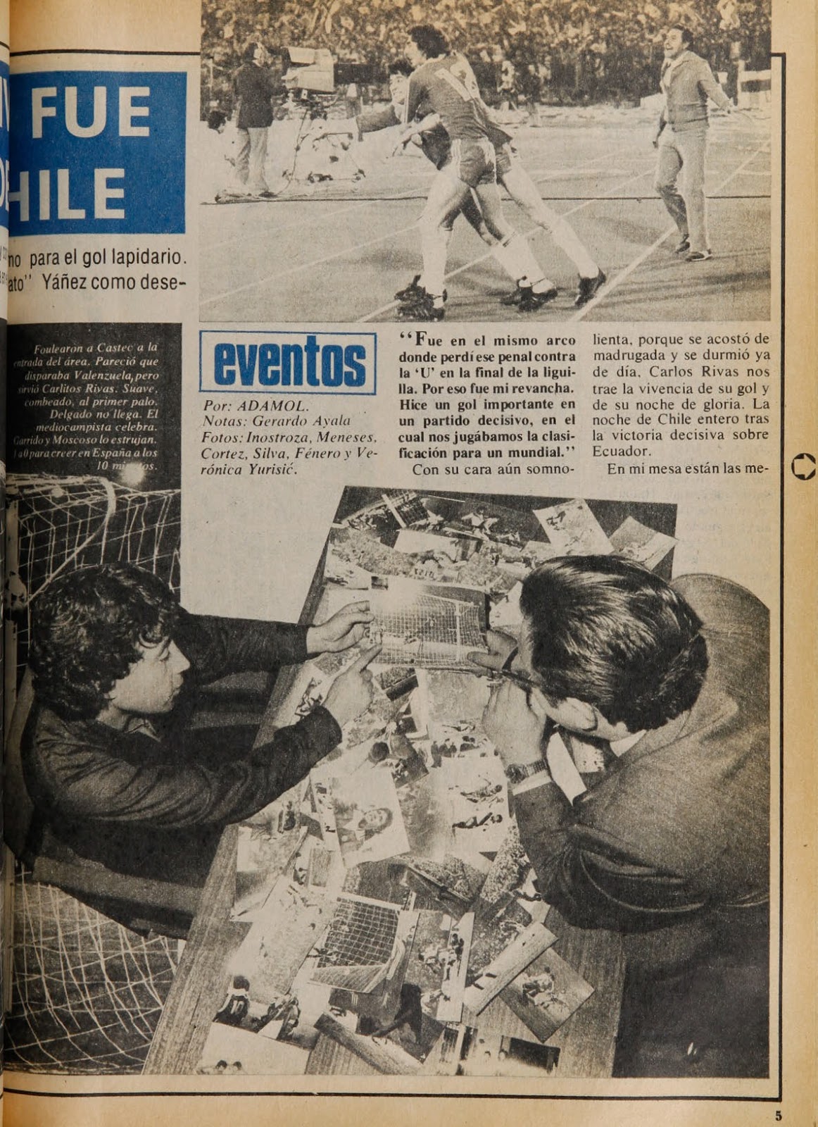 Partidos de la Roja [14/06/1981] ChileEcuador 20