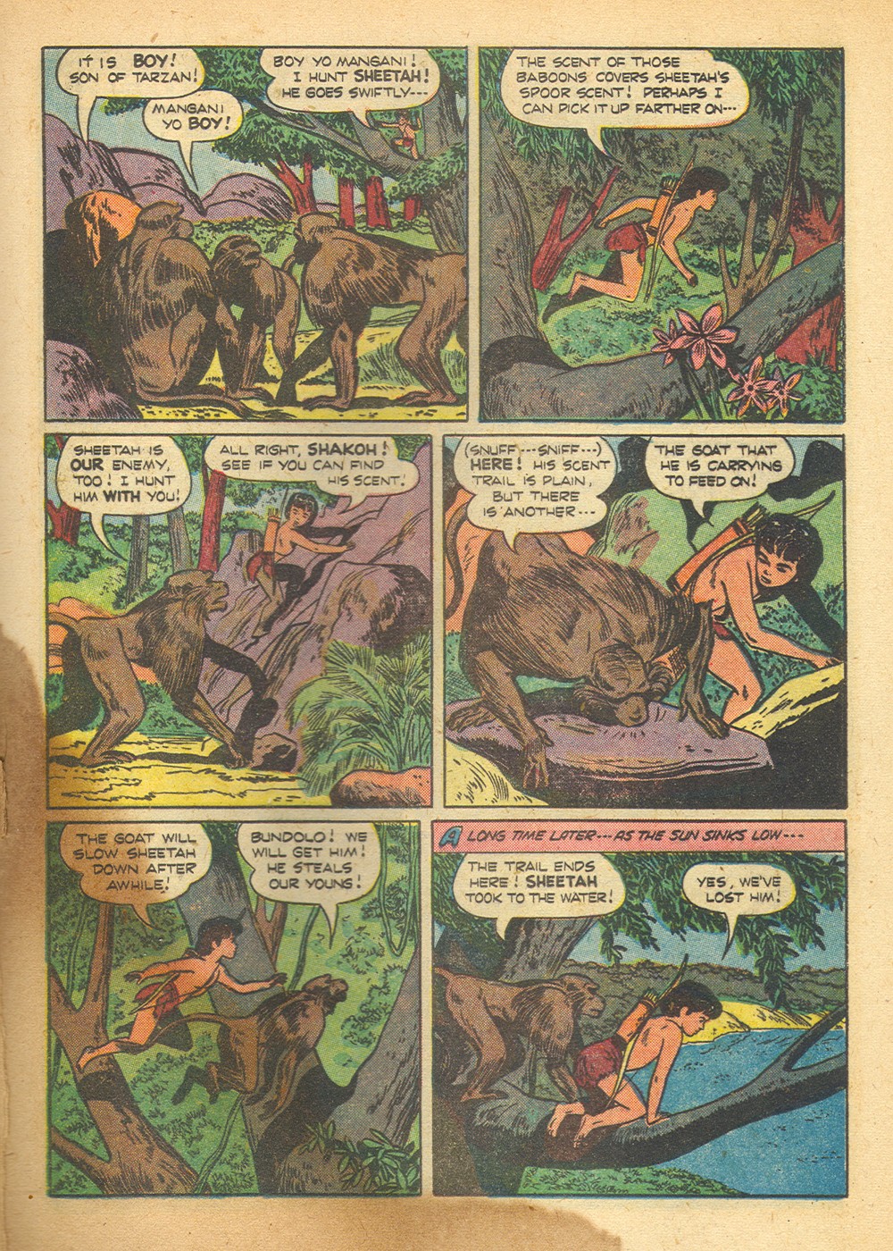 Read online Tarzan (1948) comic -  Issue #54 - 21