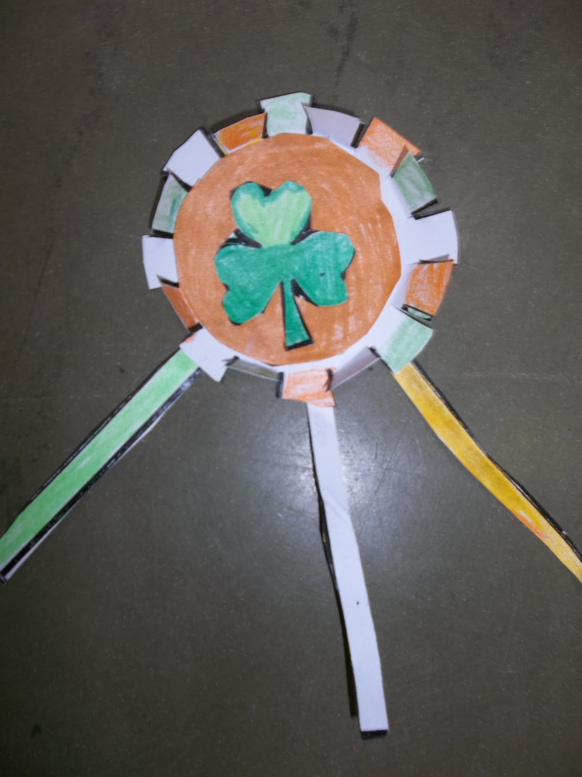 Ms. Flaherty's class - Senior Infants: Saint Patrick's Day Art
