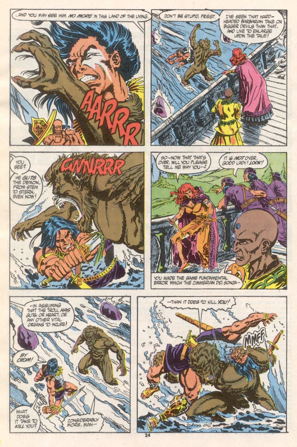 Read online Conan the Barbarian (1970) comic -  Issue #241 - 19