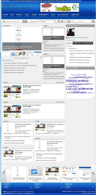 Necesito plantillas para blogger