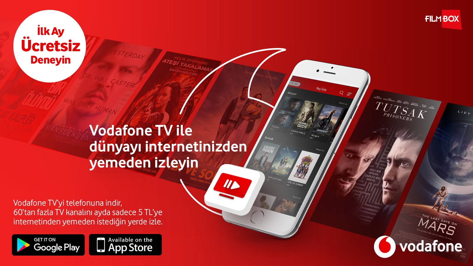 Vodafone Tv, Yemeyen Zengin İçeriklerle Yenilendi Vodafone Tv, Yemeyen Zengin İçeriklerle Yenilendi