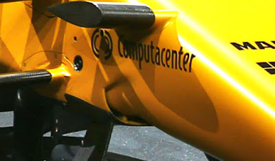 Immagine 3 - L'ingresso dell'S Duct sulla RENAULT R.S.17