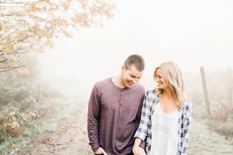 Dreamy Fall Engagement Photography at Picha Farms by Something Minted