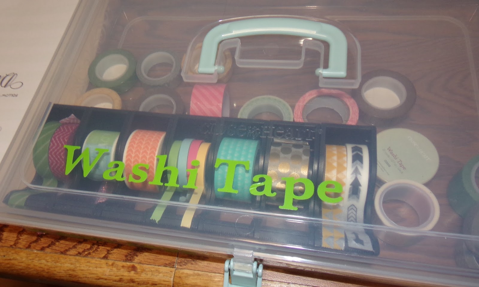 Rockin' heARTist Use Your Stash Washi Tape Time