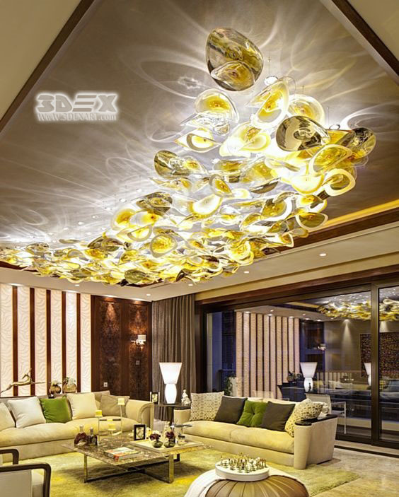 Extremly amazing 3D False Ceiling Designs with optical ...