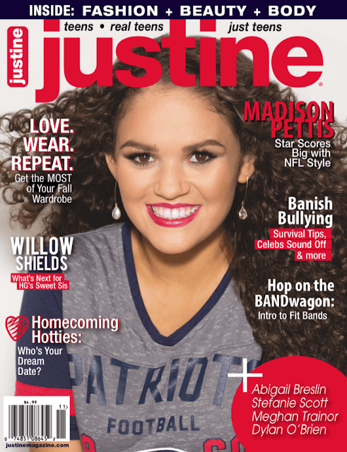 Actress, Model @ Madison Pettis - Justine magazine October/November 2015