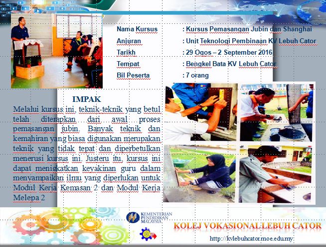 Kolej Vokasional Lebuh Cator Kursus Kursus Yang Di Jalankan Di Kv Lebuh Cator Tahun 2016