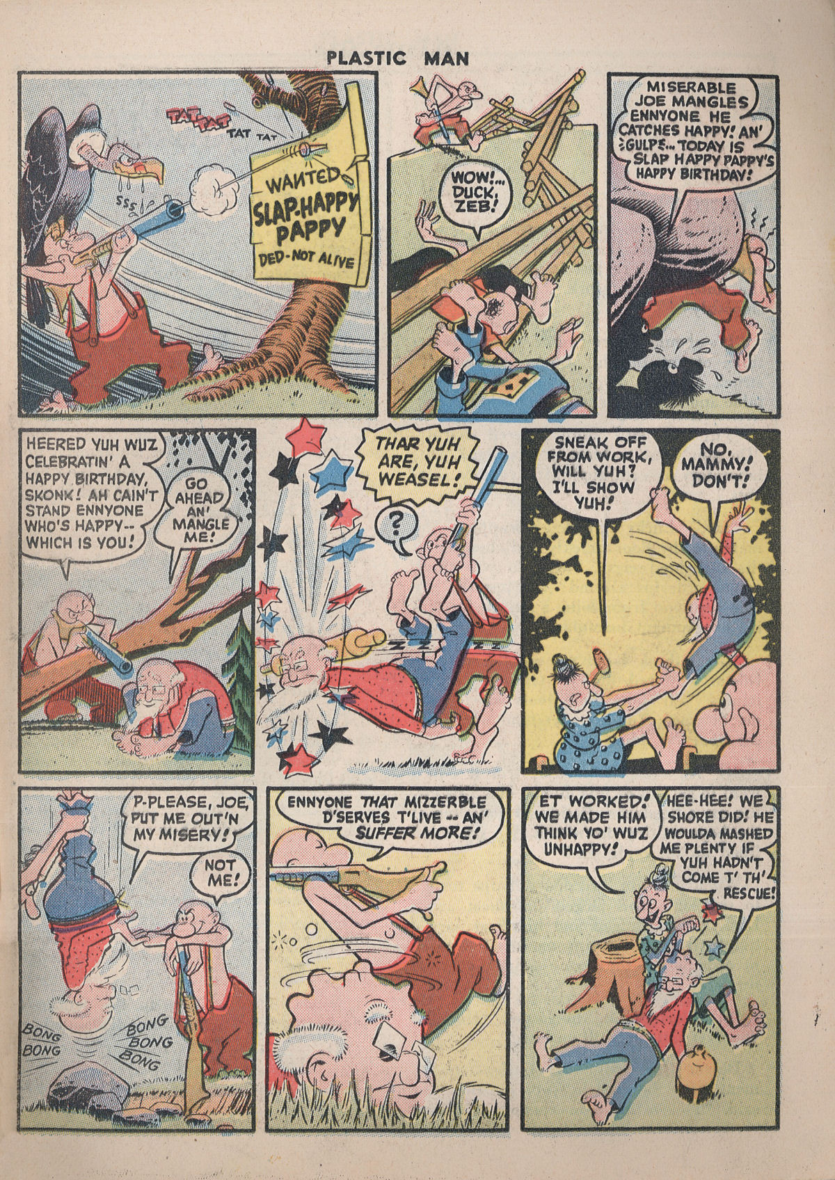 Read online Plastic Man (1943) comic -  Issue #18 - 22