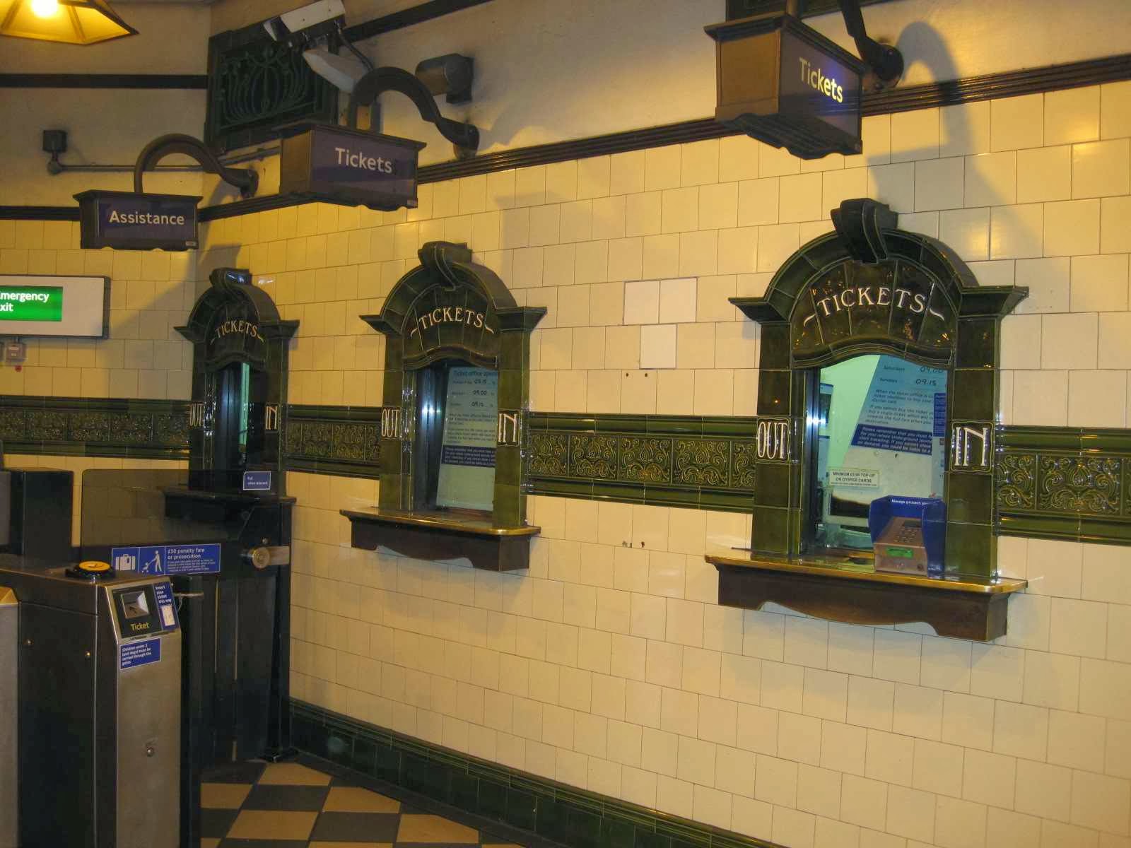 Living in England Edwardian experience in Edgware Road station, London