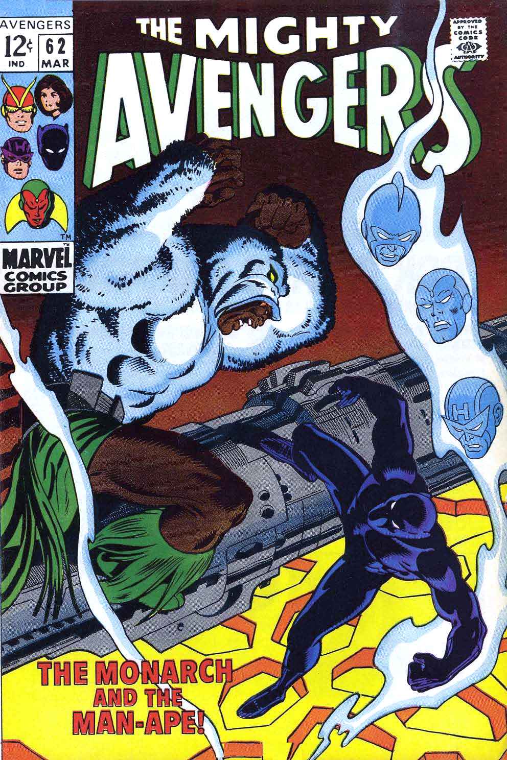 Read online The Avengers (1963) comic -  Issue #62 - 1