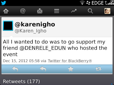 Karen Igho Slapped By Security Guard At An Event 3