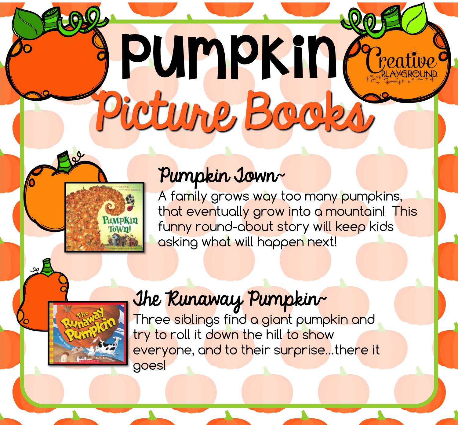 Creative Playground: The Best Pumpkin Read-Alouds Ever!