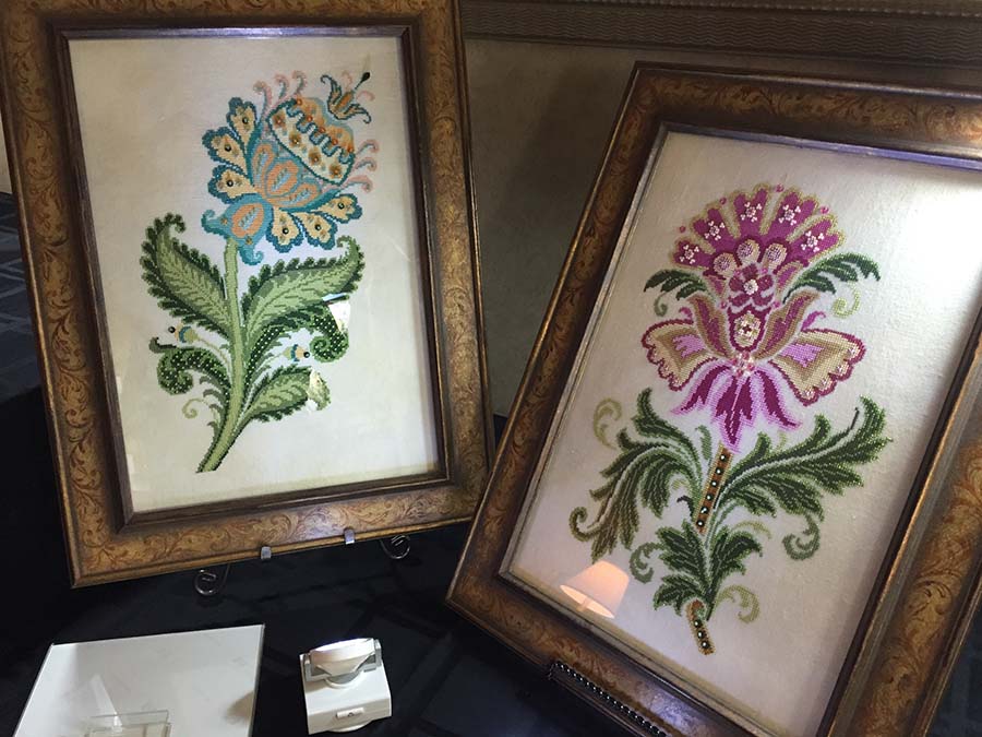 Kreinik Thread Blog Spotlight on cross stitch designer Glendon Place