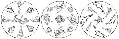 Mandala zum Thema Meer