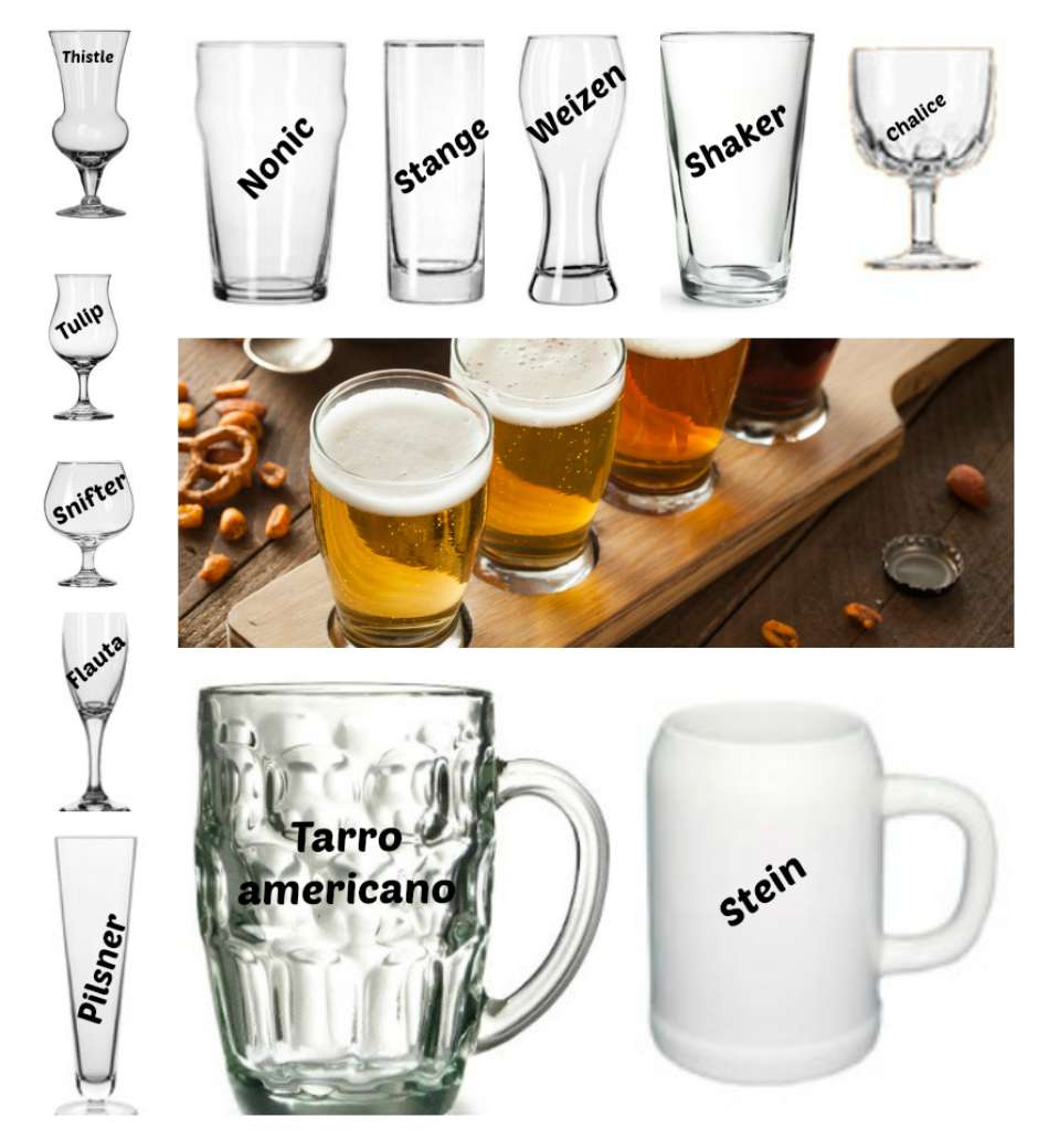 Conoce los tipos de vasos y tarros para tomar cerveza Chipa Tremendo Conoce los tipos de vasos y tarros para tomar cerveza Chipa Tremendo