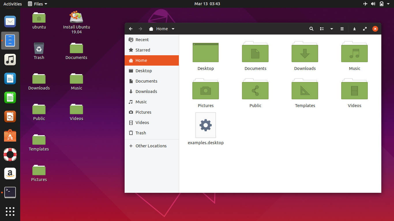 Ubuntu with Linux Mint Icons