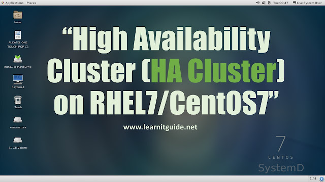 Configure High Availability Linux Cluster on RHEL7 / CentOS7
