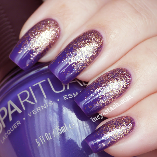 Lucy's Stash - SpaRitual Gradient manicure with Illume, Knowledge and Clarity