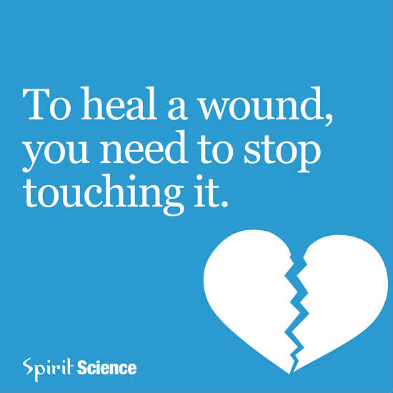 For Healing of a Wound You need to Stop Touching it. 101 QUOTES