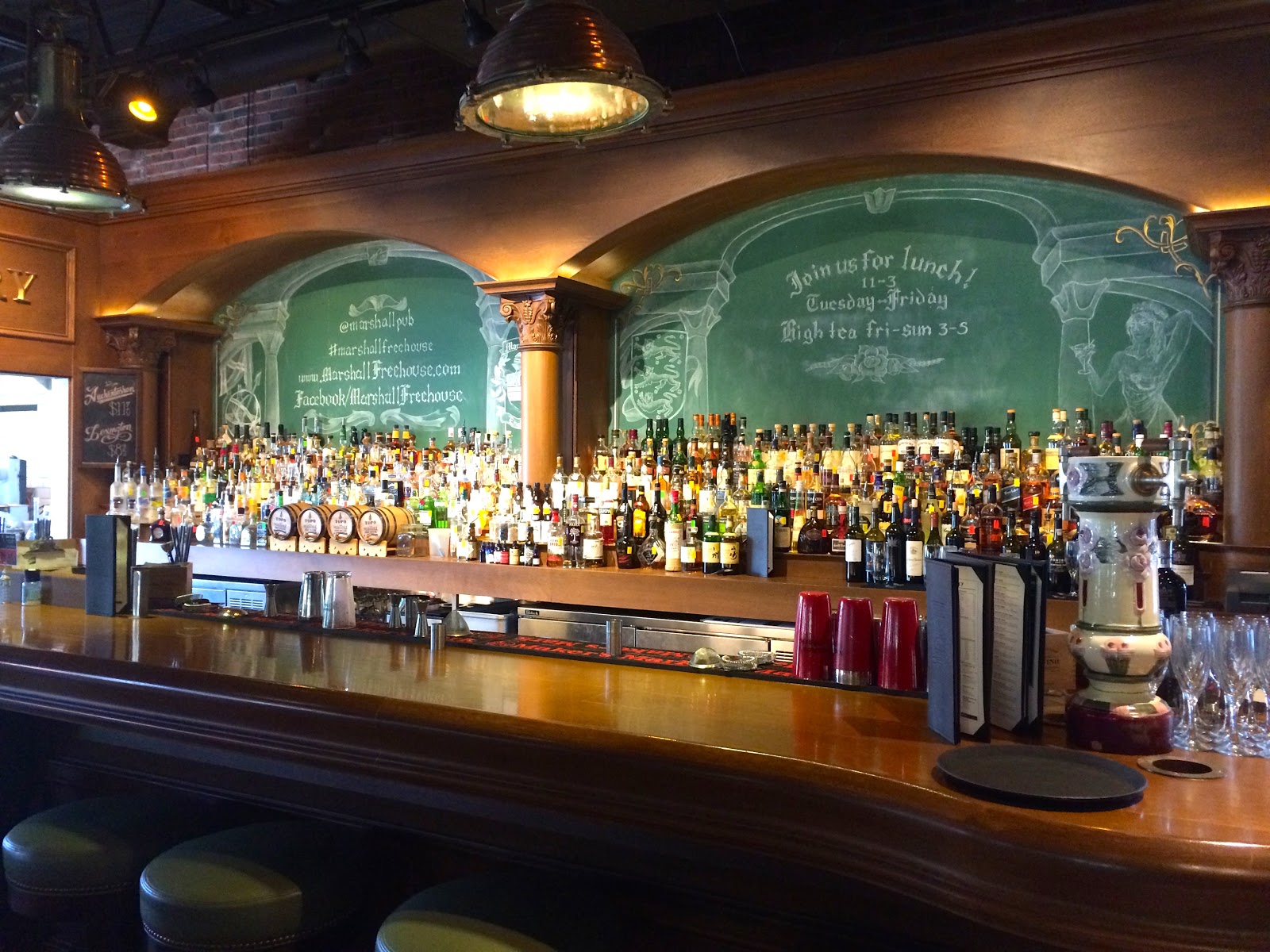 The Marshall Free House Restaurant Review Greensboro, NC Blue Skies