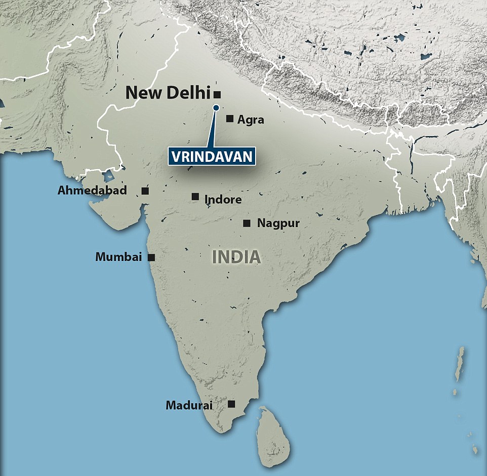The Vrindavan Chandrodaya Mandir is currently under construction at Vrindavan in the Uttar Pradesh region