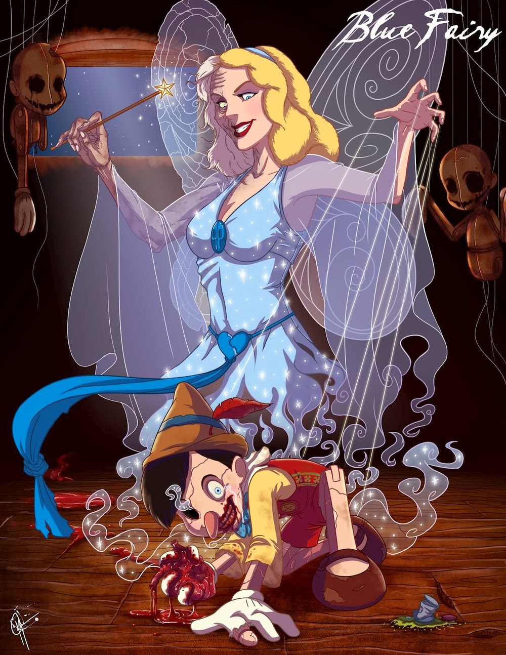 05-Blue-Fairy-Pinocchio-Jeffrey-Thomas-Twisted-Princess-www-designstack-co