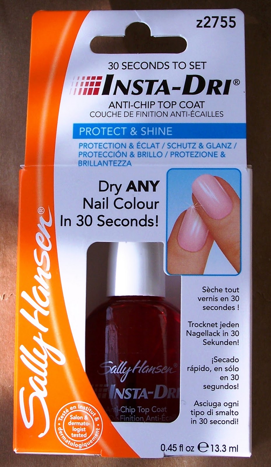 Poppy In The Sky Sally Hansen Insta Dri Top Coat