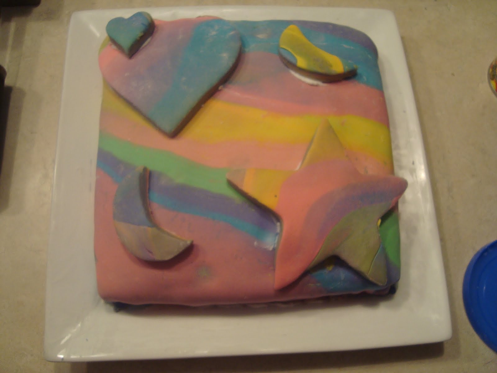 Cooking with the Cake Boss ! Rainbow Cake