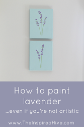 lavender canvas diy painted painting paint easy monthly challenge theinspiredhive simple tutorial alright rest ready below friends visit projects