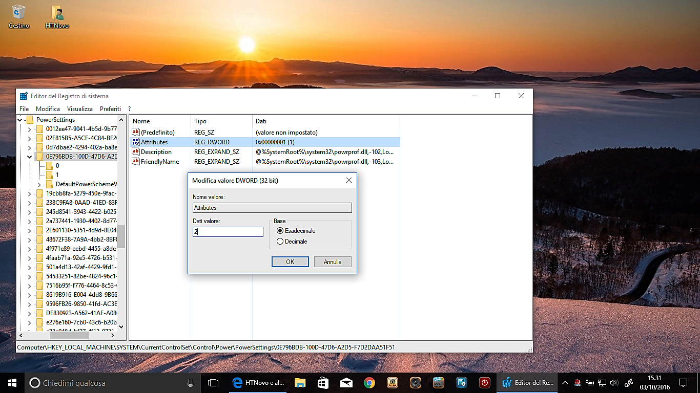 Come ripristinare la voce "Password necessaria alla riattivazione" in Windows 10 HTNovo 2