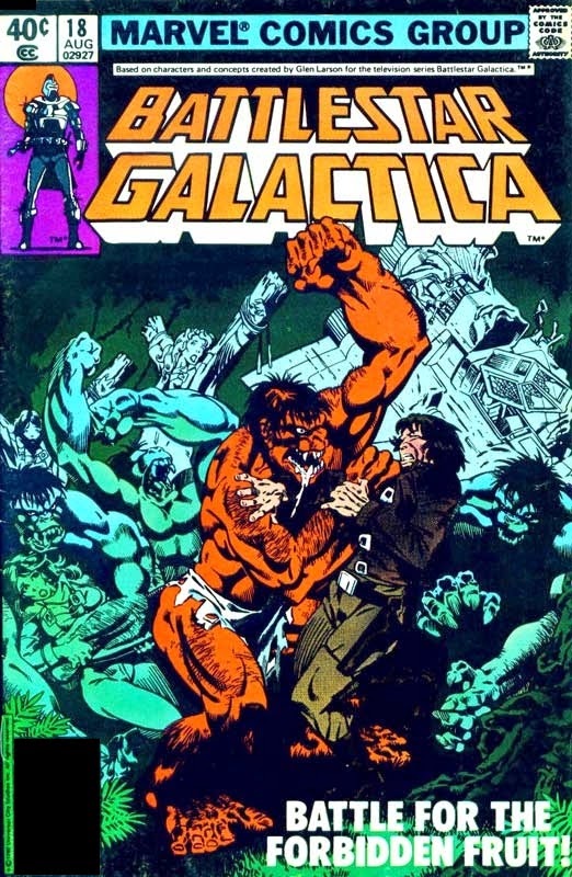Marvel Comics of the 1980s: 1980 - Anatomy of a Cover - Battlestar ...
