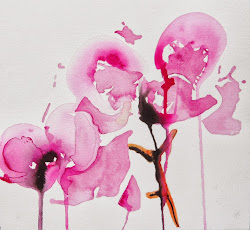 orchid orchids painting karin watercolor watercolour contemporary artwork johannesson paintings study flower canvas drawing prints watercolours sold saatchionline