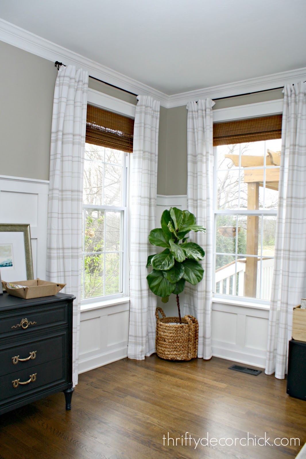 How to make store bought drapes look custom Thrifty Decor Chick