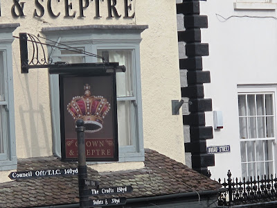 old sign in Ross On Wye