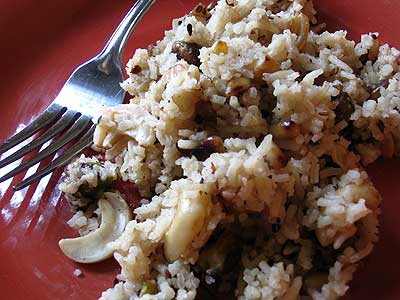Pilau Rice with Nuts and Seeds
