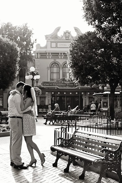 Day After Wedding Photo Shoot at Disneyland