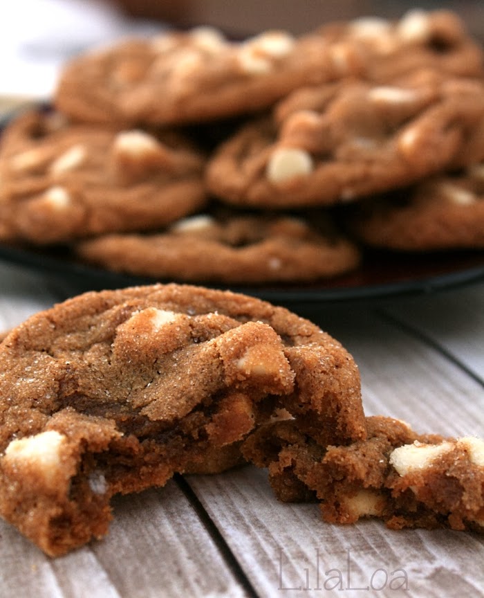 Chewy White Chocolate Chip Molasses Cookies and a Giveaway!