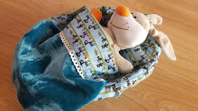 Old basket to doll bed upcycle Old basket to doll bed upcycle